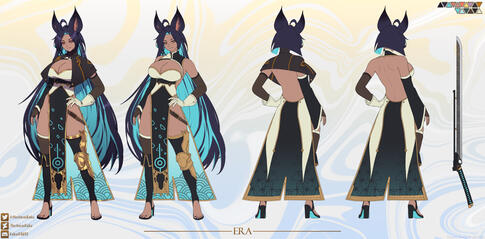 Character design commission for @Dvius